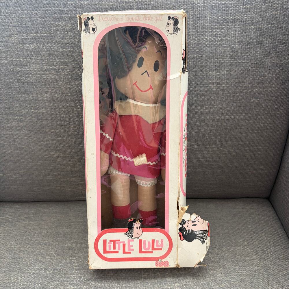 Vintage 1970s Gund Little Lulu Doll In Original Box
